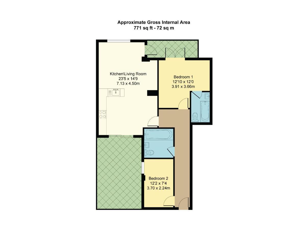 Central London, Jaccuzzi,Newbuild, 2 Bedrooms Two Baths ภายนอก รูปภาพ